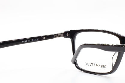 Dream Fever K1046 C1 Black Acetate Designer Italy Eyeglasses -Ma