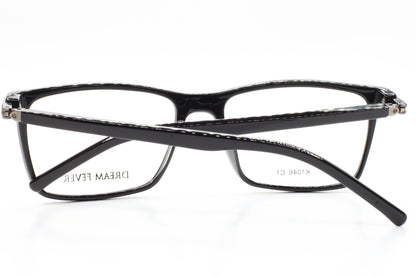 Dream Fever K1046 C1 Black Acetate Designer Italy Eyeglasses -Ma