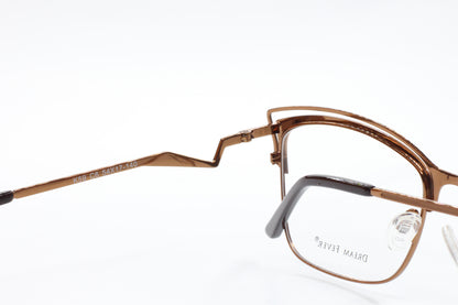 Dream Fever K59 Bronze Metal Designer Italy Eyeglasses 54mm -Wo