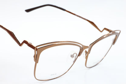 Dream Fever K59 Bronze Metal Designer Italy Eyeglasses 54mm -Wo