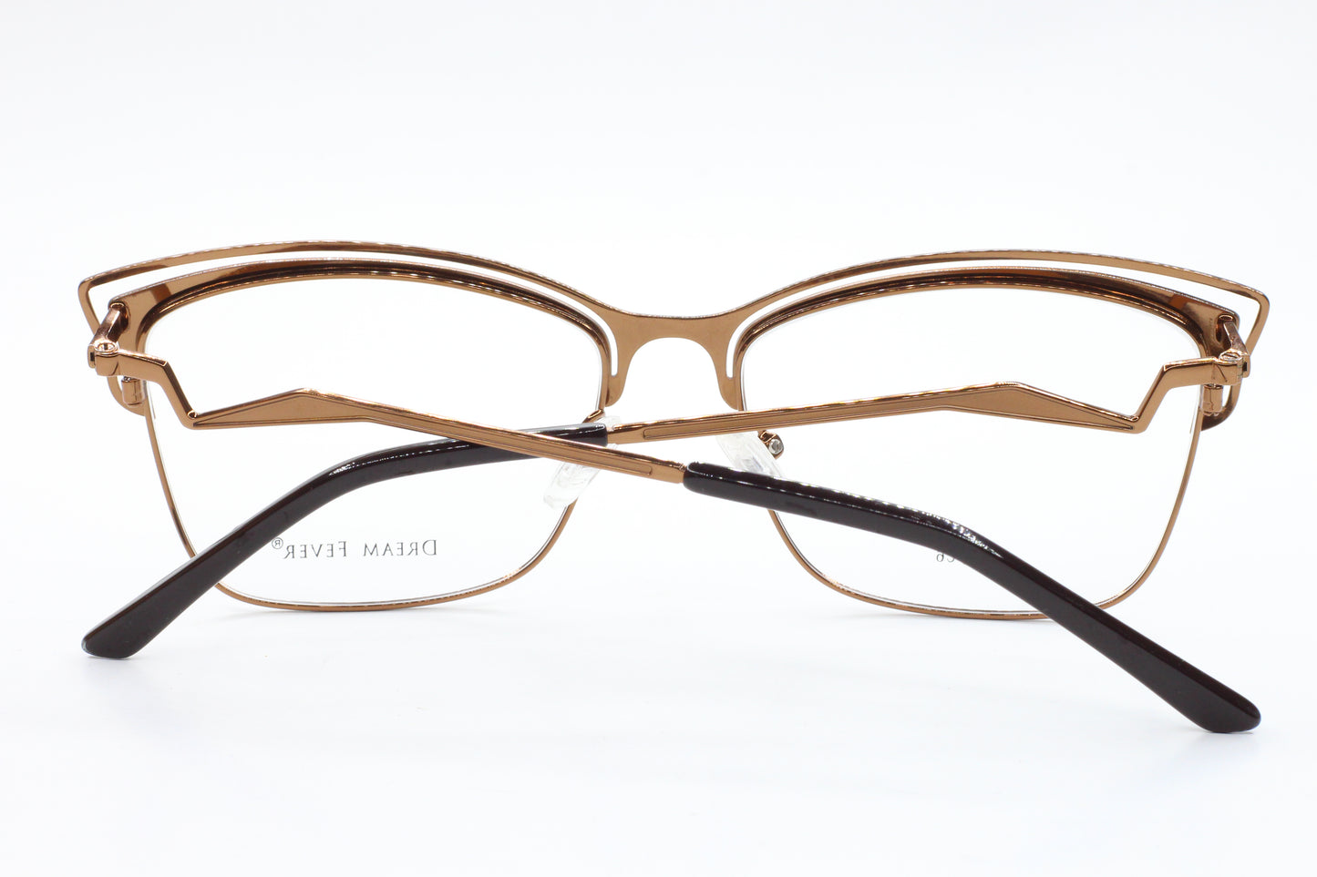 Dream Fever K59 Bronze Metal Designer Italy Eyeglasses 54mm -Wo