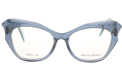 Dream Fever K8017 Aquamarine Acetate Designer Italy Eyeglasses -Wo
