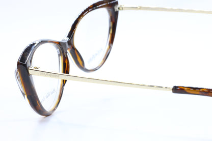 Yves Saint Laurent YSL6344 2SZ Brown Acetate Luxury Italy Eyeglasses -Wo