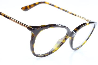 Prada VPR03O 2AU-101 Havana Brown Acetate Designer Italy Eyeglasses -Wo