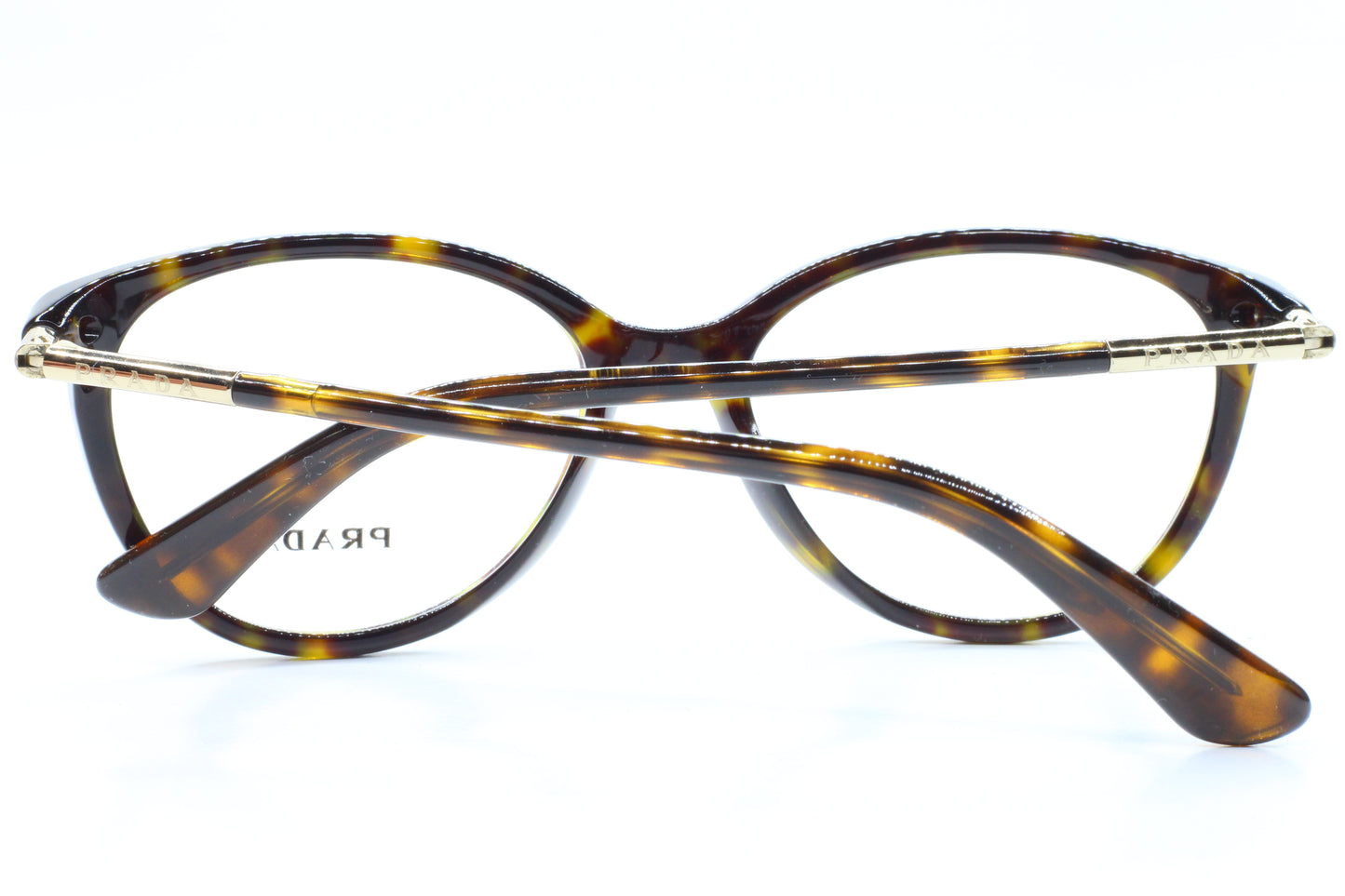 Prada VPR03O 2AU-101 Havana Brown Acetate Designer Italy Eyeglasses -Wo