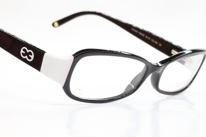 Escada VES055 6HC Black white Acetate Designer Italy Eyeglasses -Wo