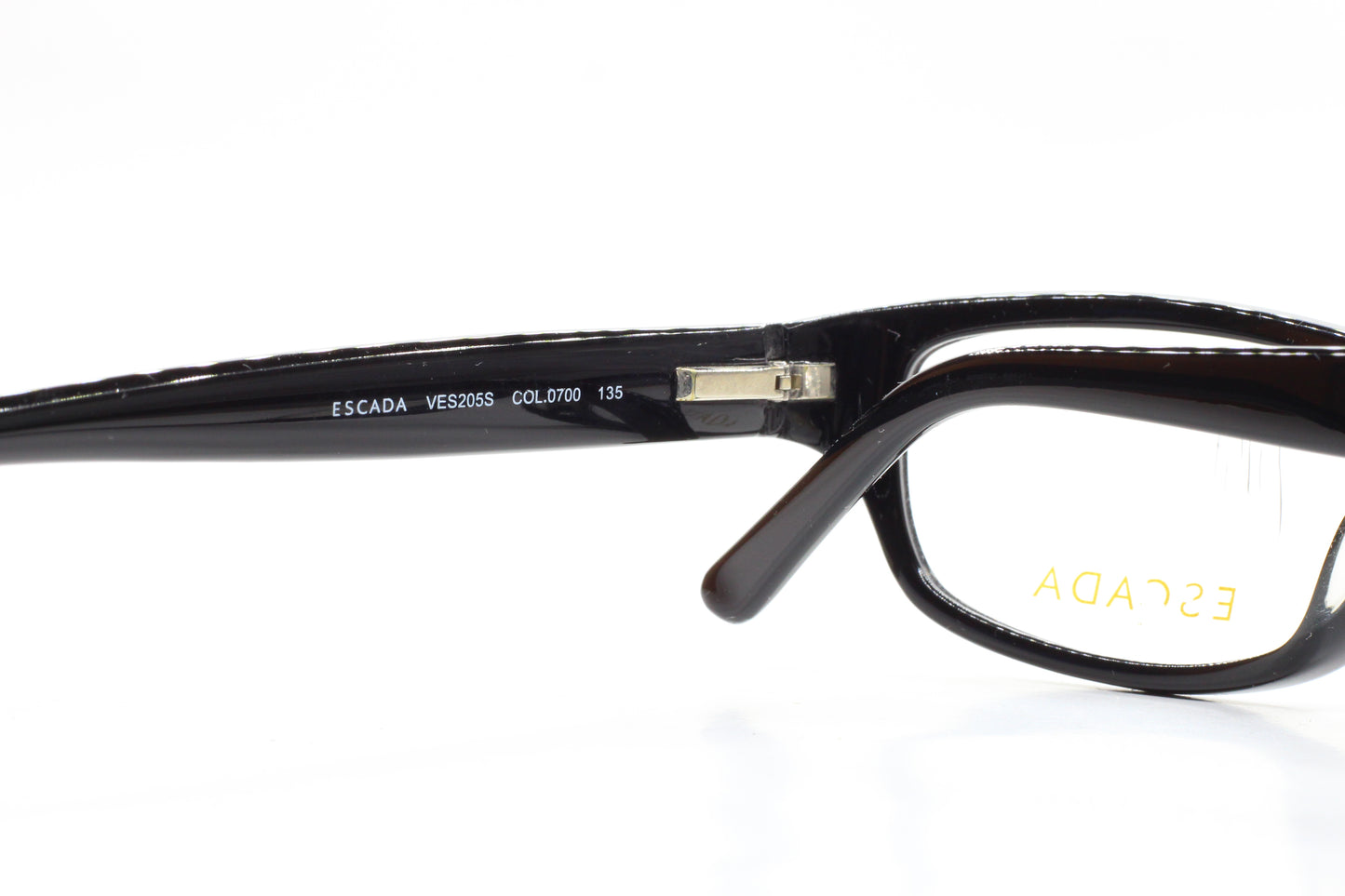 Escada VES205S 0700 Black Acetate Designer Italy Eyeglasses -Wo