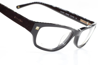 Escada VES205S 0700 Black Acetate Designer Italy Eyeglasses -Wo