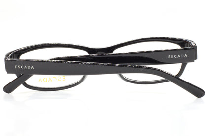 Escada VES205S 0700 Black Acetate Designer Italy Eyeglasses -Wo