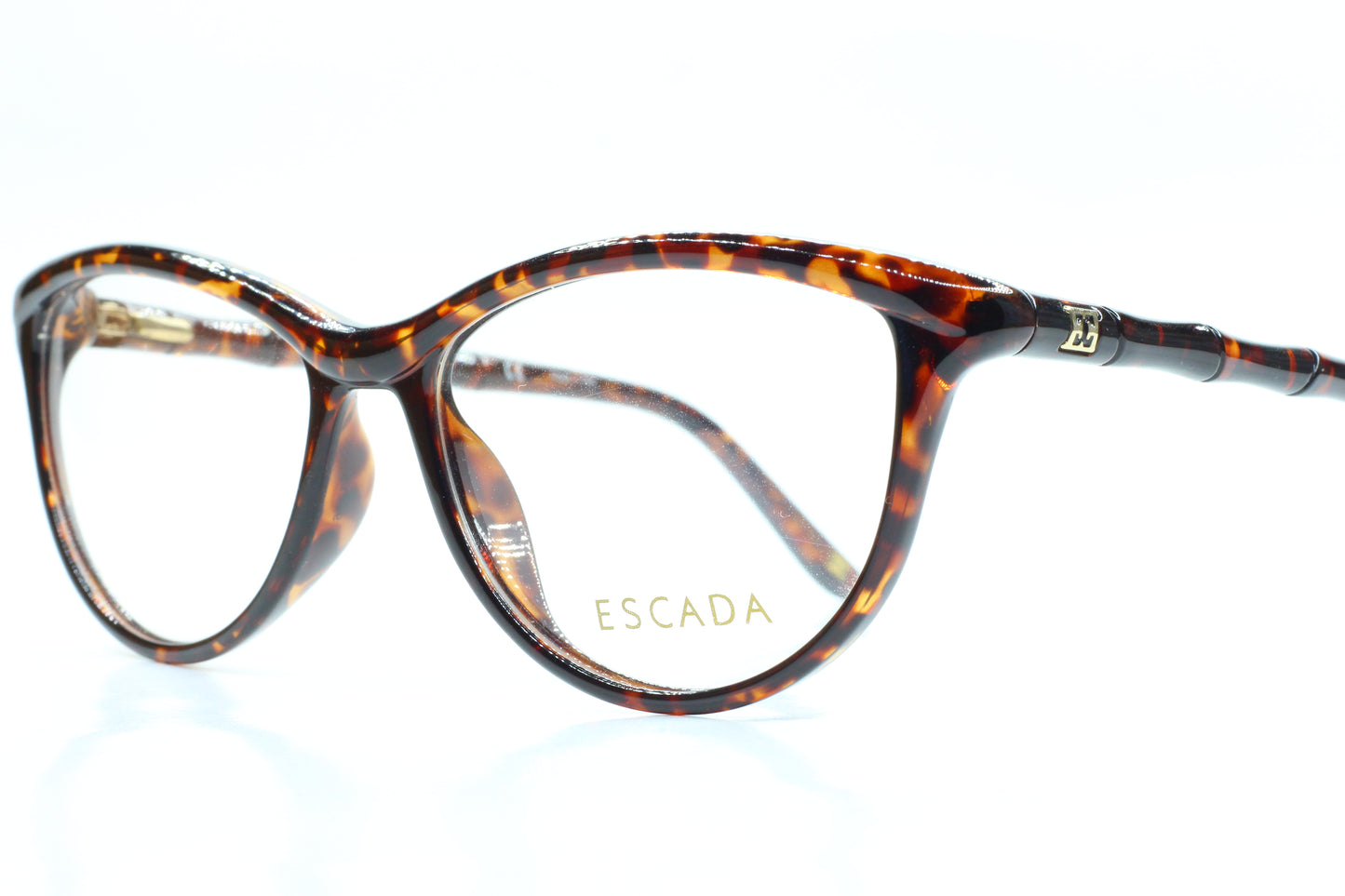 Escada VES210 0978 Brown Tortoise Acetate Designer Italy Eyeglasses -Wo