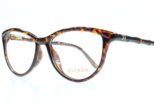 Escada VES210 0978 Brown Tortoise Acetate Designer Italy Eyeglasses -Wo