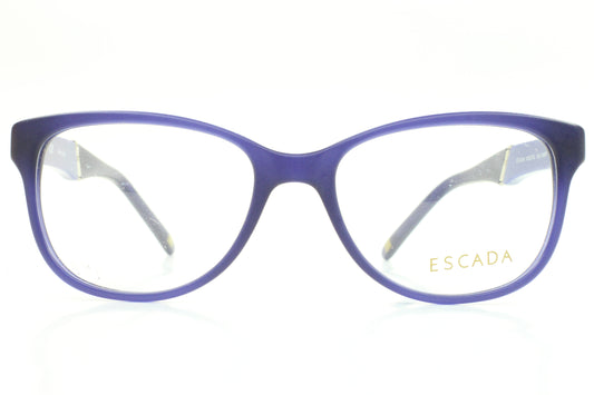 Escada VES217G 6SBM Blue Acetate Designer Italy Eyeglasses -Wo
