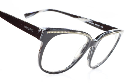 Missoni MI197-01 B21 Black Silver Acetate Designer Italy Eyeglasses -Wo