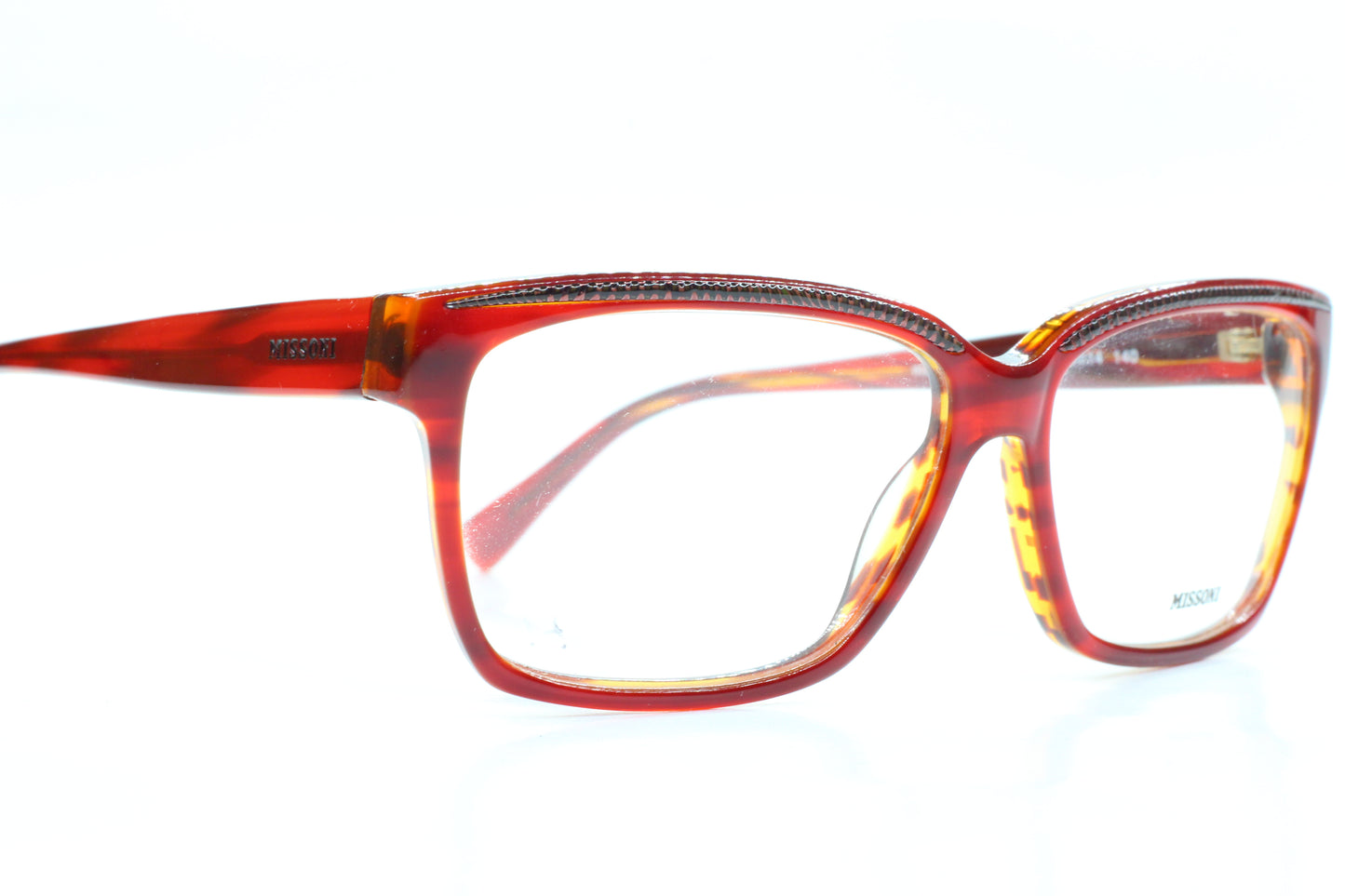 Missoni MI198-03 F19 Brown Acetate Designer Italy Eyeglasses -Wo