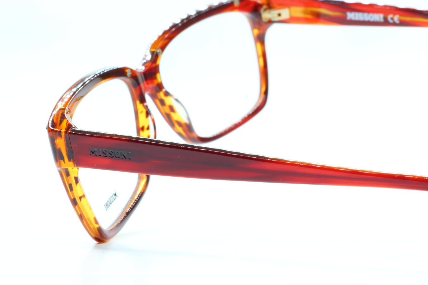 Missoni MI198-03 F19 Brown Acetate Designer Italy Eyeglasses -Wo