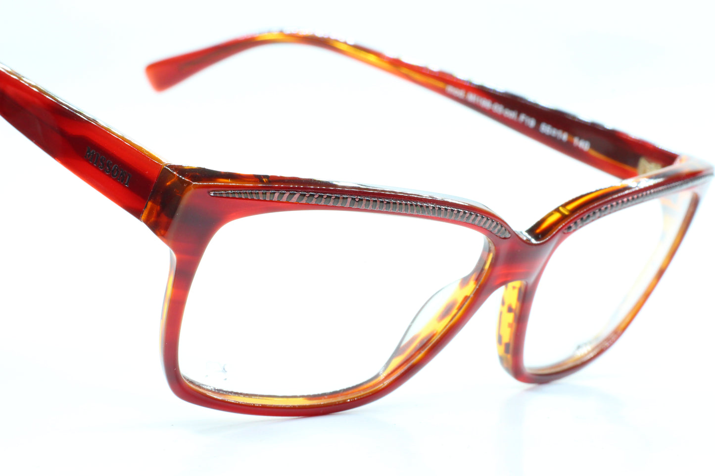 Missoni MI198-03 F19 Brown Acetate Designer Italy Eyeglasses -Wo