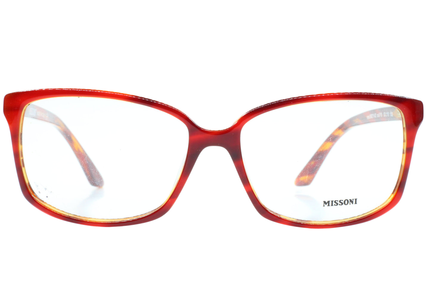 Missoni MI211-04 Dark Brown Amber Acetate Designer Luxury Italy Eyeglasses -Wo