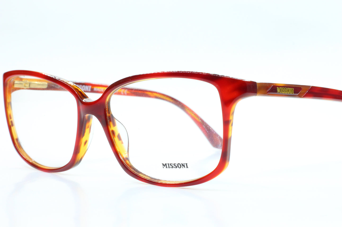 Missoni MI211-04 Dark Brown Amber Acetate Designer Luxury Italy Eyeglasses -Wo