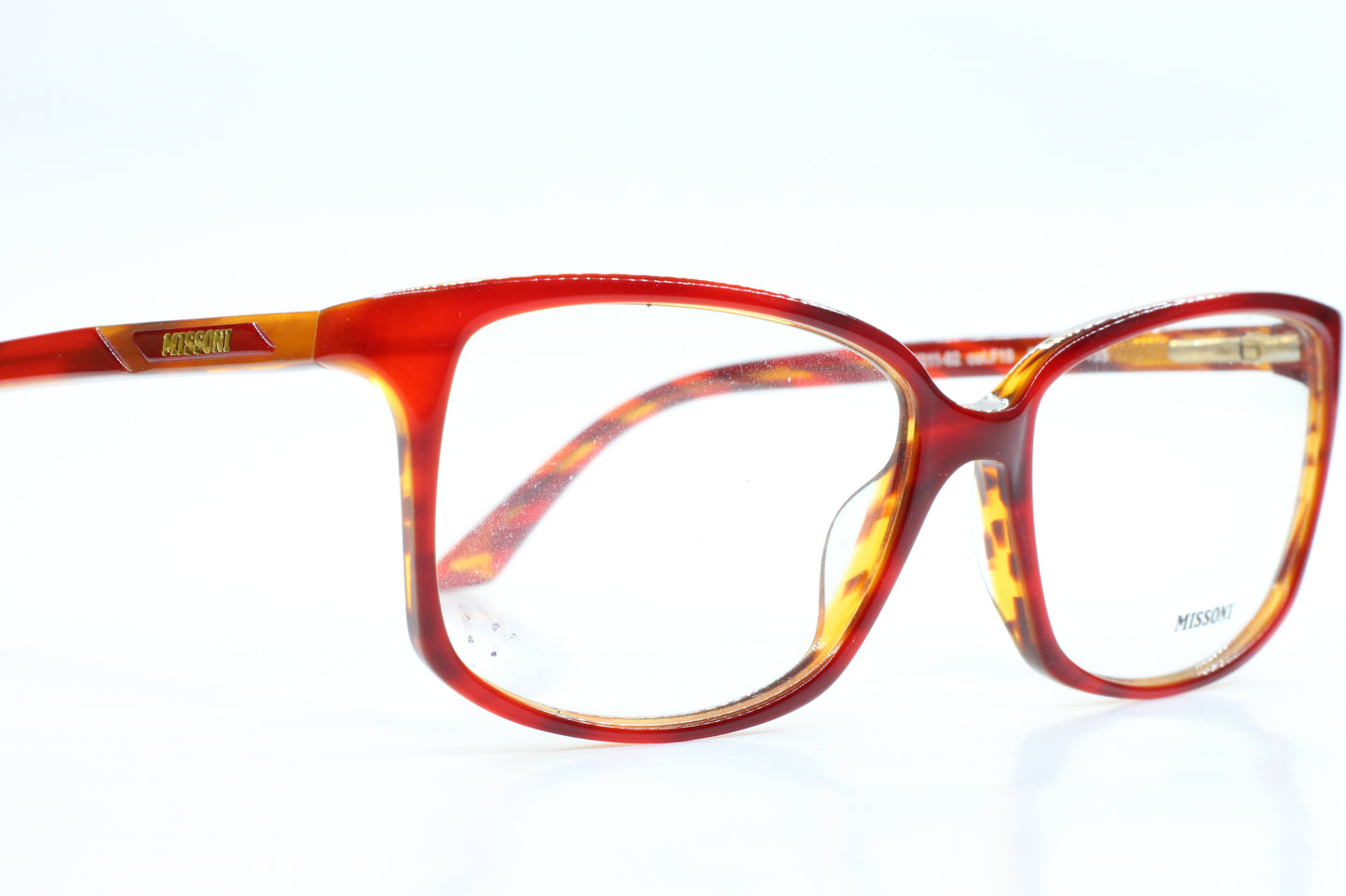 Missoni MI211-04 Dark Brown Amber Acetate Designer Luxury Italy Eyeglasses -Wo