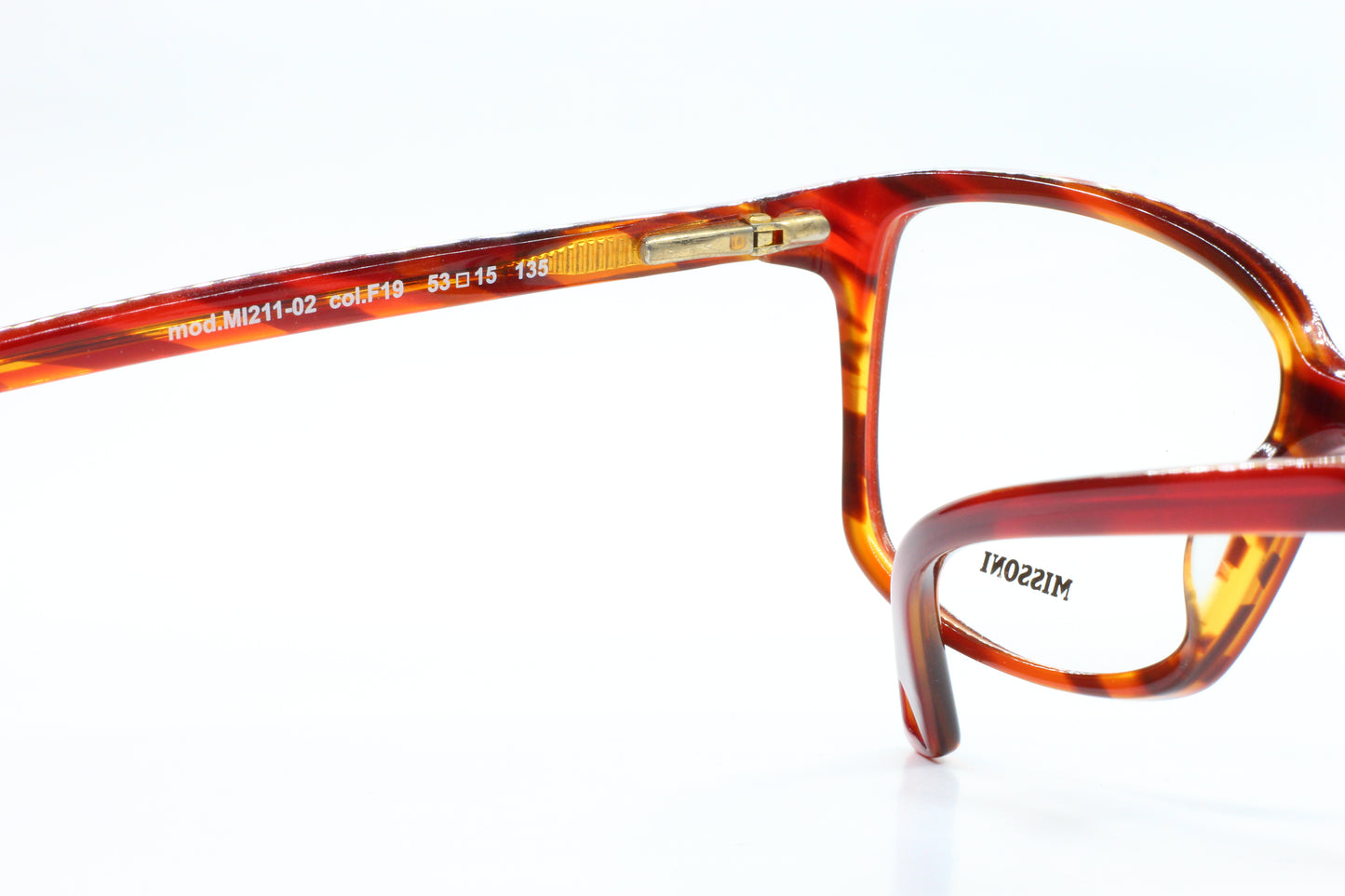 Missoni MI211-04 Dark Brown Amber Acetate Designer Luxury Italy Eyeglasses -Wo