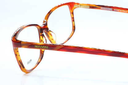 Missoni MI211-04 Dark Brown Amber Acetate Designer Luxury Italy Eyeglasses -Wo