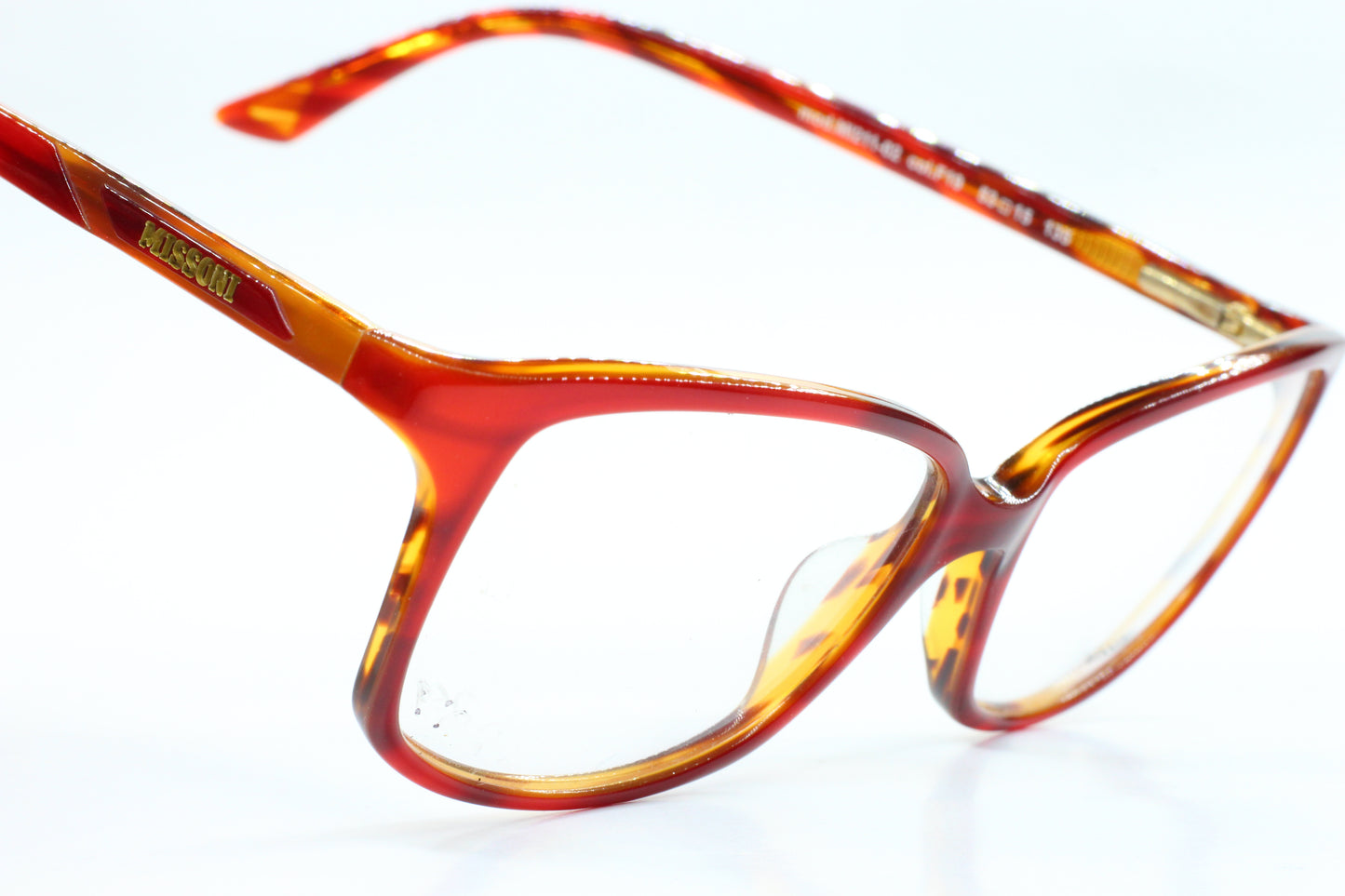 Missoni MI211-04 Dark Brown Amber Acetate Designer Luxury Italy Eyeglasses -Wo