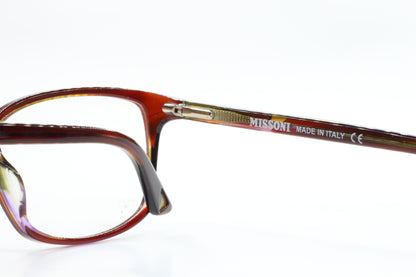 Missoni MI211-04 Dark Brown Amber Acetate Designer Luxury Italy Eyeglasses -Wo