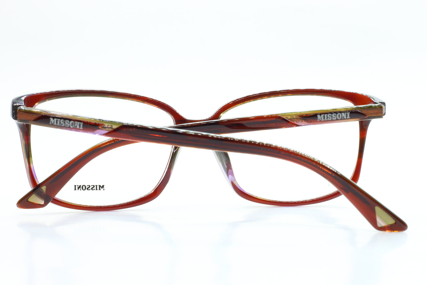 Missoni MI211-04 Dark Brown Amber Acetate Designer Luxury Italy Eyeglasses -Wo