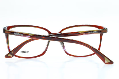 Missoni MI211-04 Dark Brown Amber Acetate Designer Luxury Italy Eyeglasses -Wo