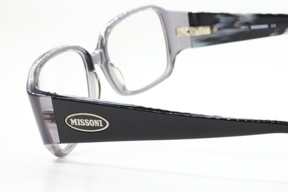 Missoni MI17301 Crystal Gray Acetate Designer Italy Eyeglasses -Wo