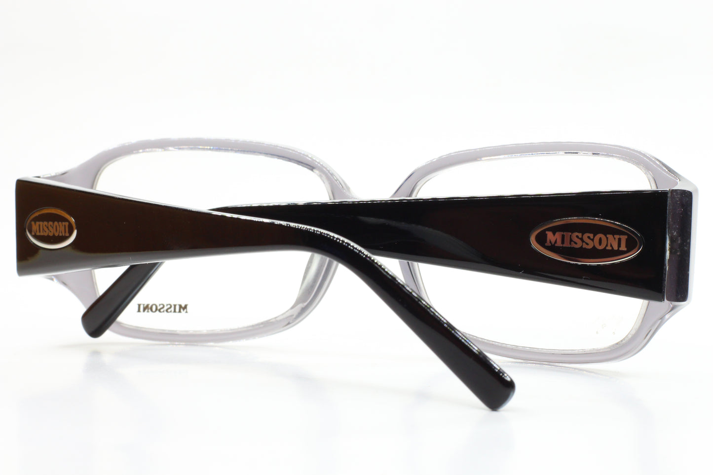 Missoni MI17301 Crystal Gray Acetate Designer Italy Eyeglasses -Wo