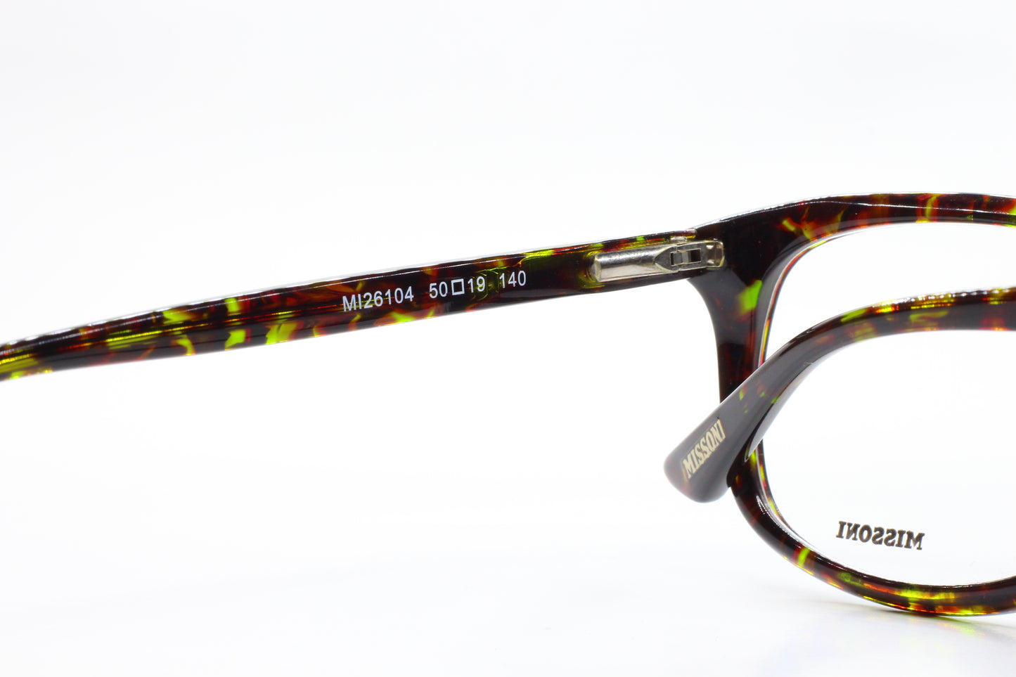 Missoni MI26104 Havana Green Crystals Acetate Designer Italy Eyeglasses -Wo