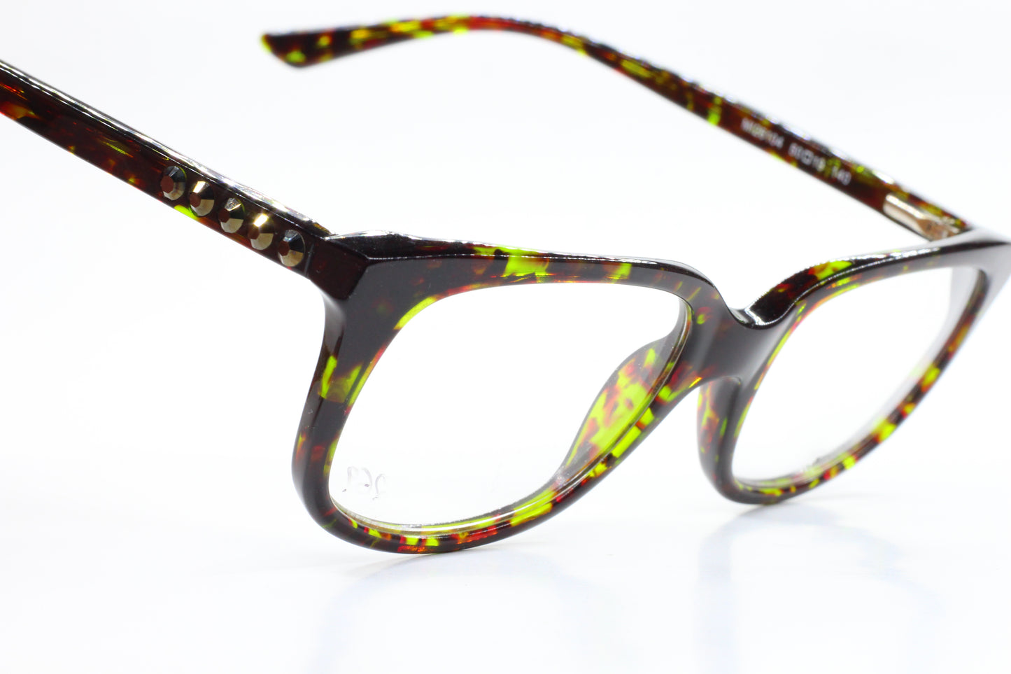 Missoni MI26104 Havana Green Crystals Acetate Designer Italy Eyeglasses -Wo