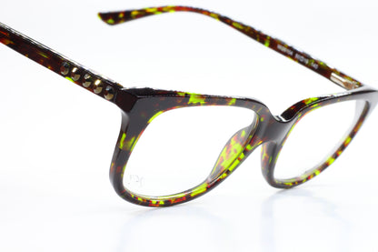 Missoni MI26104 Havana Green Crystals Acetate Designer Italy Eyeglasses -Wo
