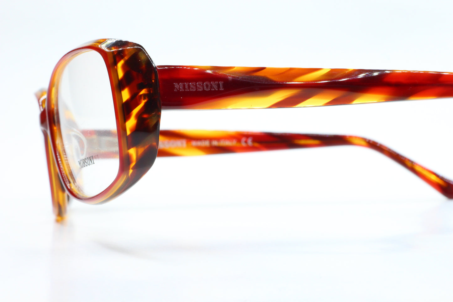 Missoni MI219-02 F19 Brown Amber Acetate Designer Italy Eyeglasses -Wo