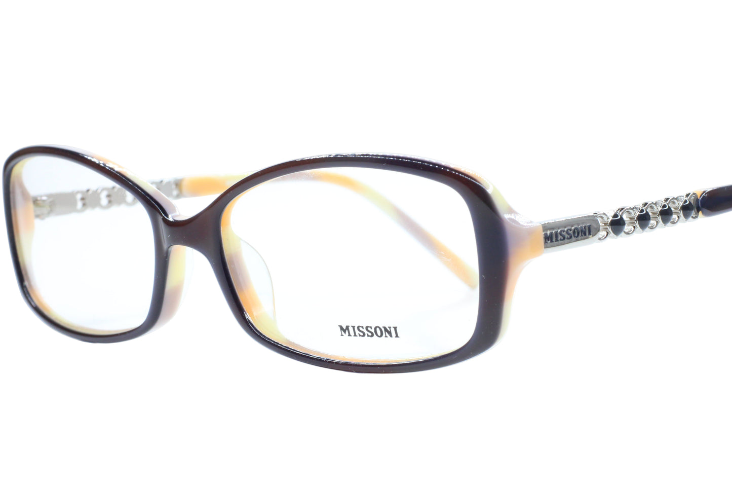 Missoni MI191 Brown Blue Acetate Designer Luxury Italy Eyeglasses -Wo