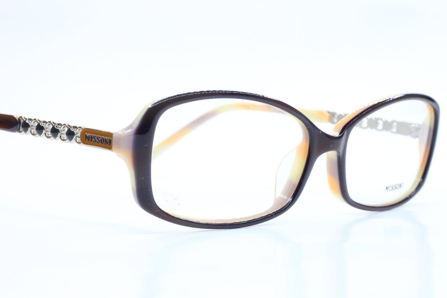 Missoni MI191 Brown Blue Acetate Designer Luxury Italy Eyeglasses -Wo