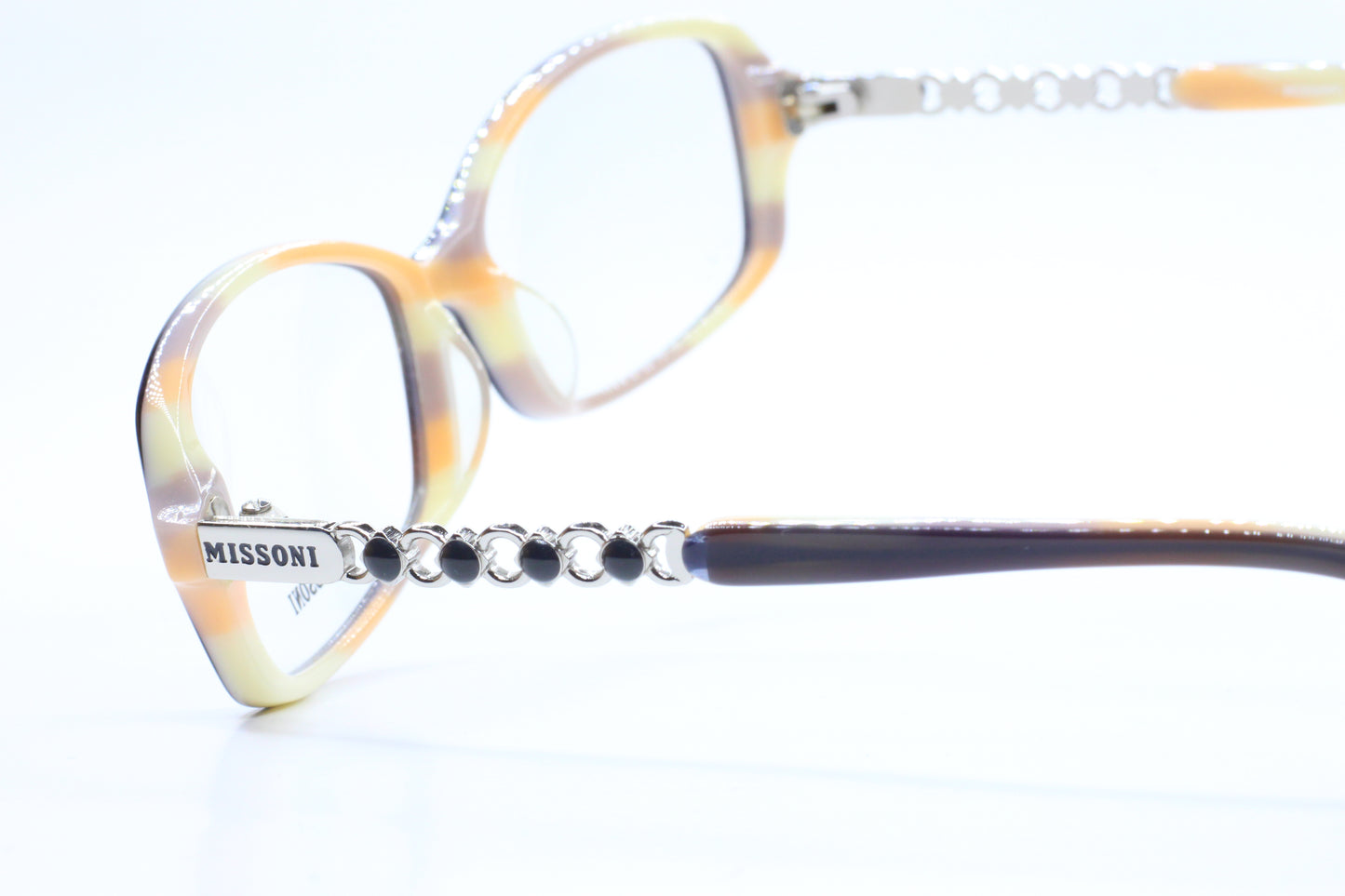 Missoni MI191 Brown Blue Acetate Designer Luxury Italy Eyeglasses -Wo