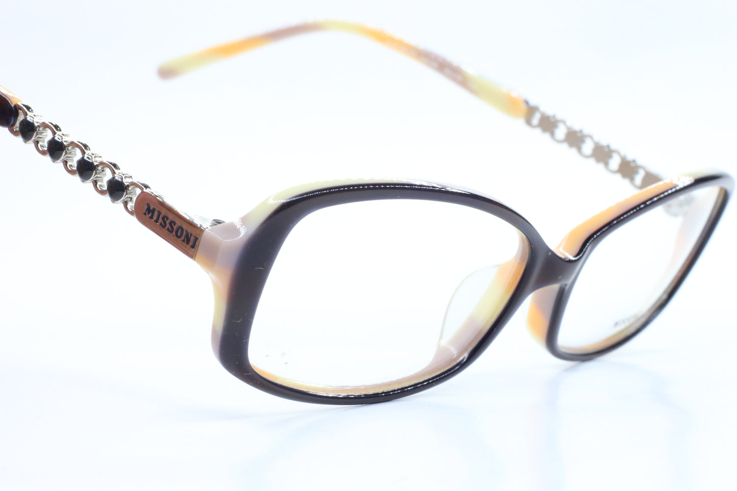 Missoni MI191 Brown Blue Acetate Designer Luxury Italy Eyeglasses -Wo