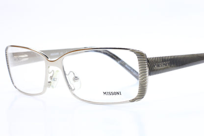 Missoni MI17901 Silver Shiny Metal Designer Luxury Italy Eyeglasses -Wo