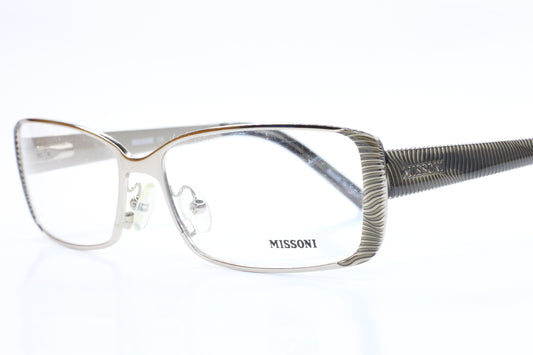 Missoni MI17901 Silver Shiny Metal Designer Luxury Italy Eyeglasses -Wo