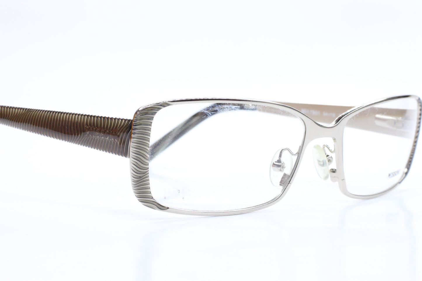Missoni MI17901 Silver Shiny Metal Designer Luxury Italy Eyeglasses -Wo
