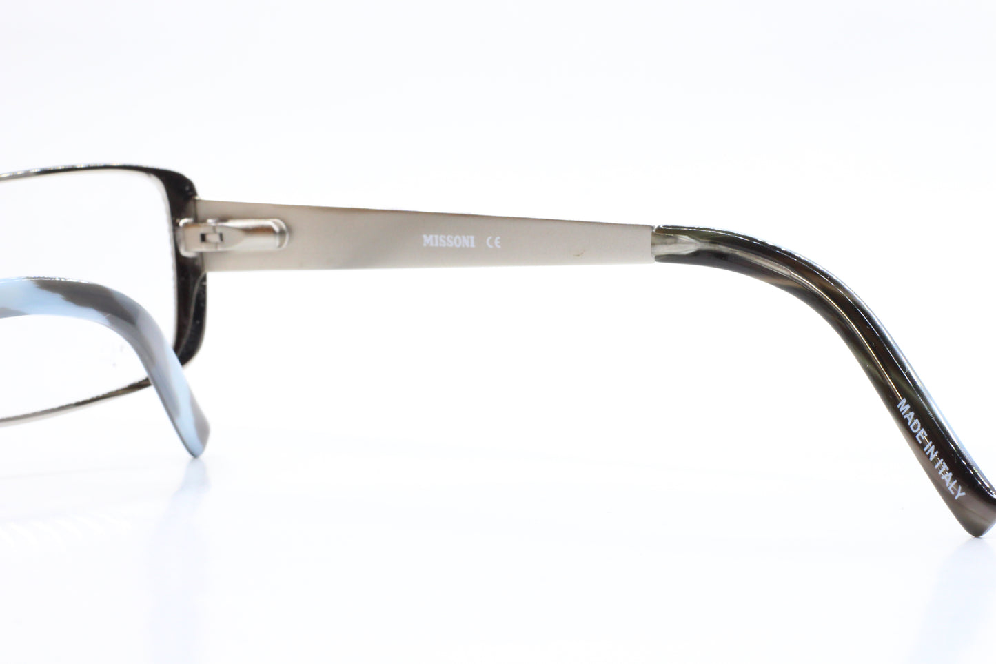 Missoni MI17901 Silver Shiny Metal Designer Luxury Italy Eyeglasses -Wo