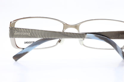 Missoni MI17901 Silver Shiny Metal Designer Luxury Italy Eyeglasses -Wo