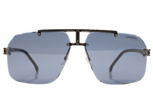 Carrera 1054/S V81IR Ruthenium Grey Rimless Designer Luxury Sunglasses -Ma