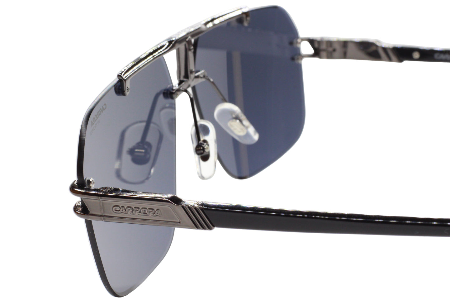 Carrera 1054/S V81IR Ruthenium Grey Rimless Designer Luxury Sunglasses -Ma