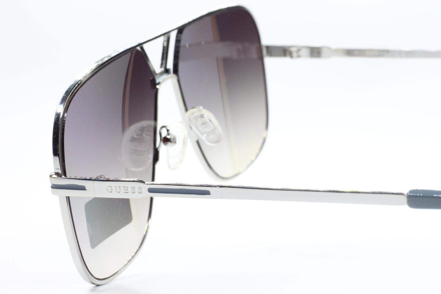 Guess GO00066 10B Silver Flash Mirror Gradient Metal Luxury Italy Sunglasses -Ma