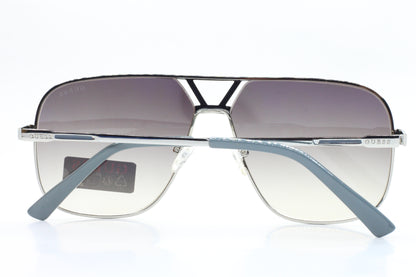 Guess GO00066 10B Silver Flash Mirror Gradient Metal Luxury Italy Sunglasses -Ma
