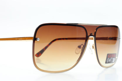 Guess GO00053 32F Bronze Gold Gradient Metal Luxury Italy Sunglasses -Wo