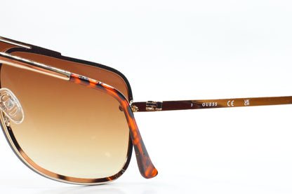 Guess GO00053 32F Bronze Gold Gradient Metal Luxury Italy Sunglasses -Wo